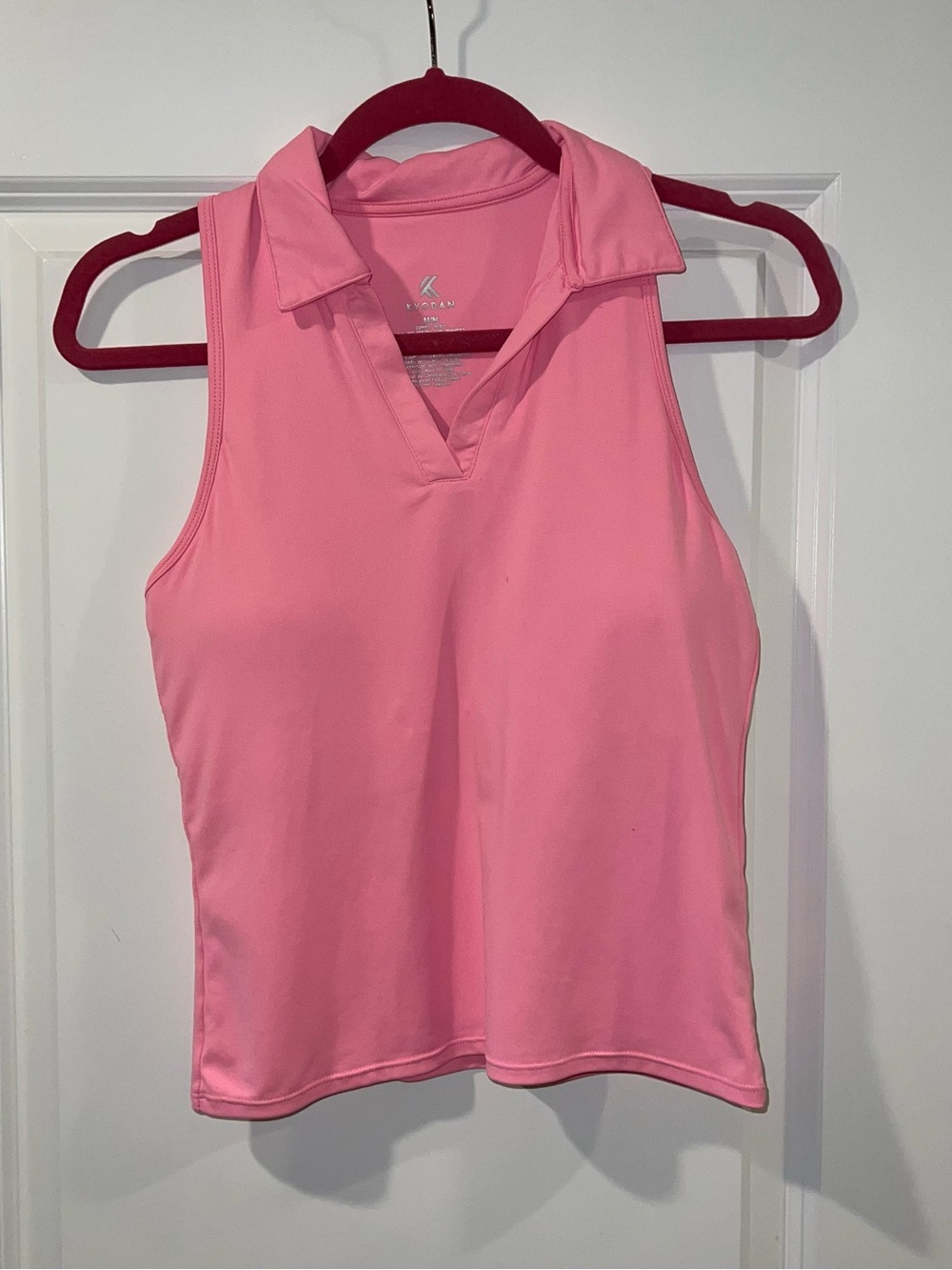 Kyodan Pink Golf/Tennis Polo w Built in Bra!